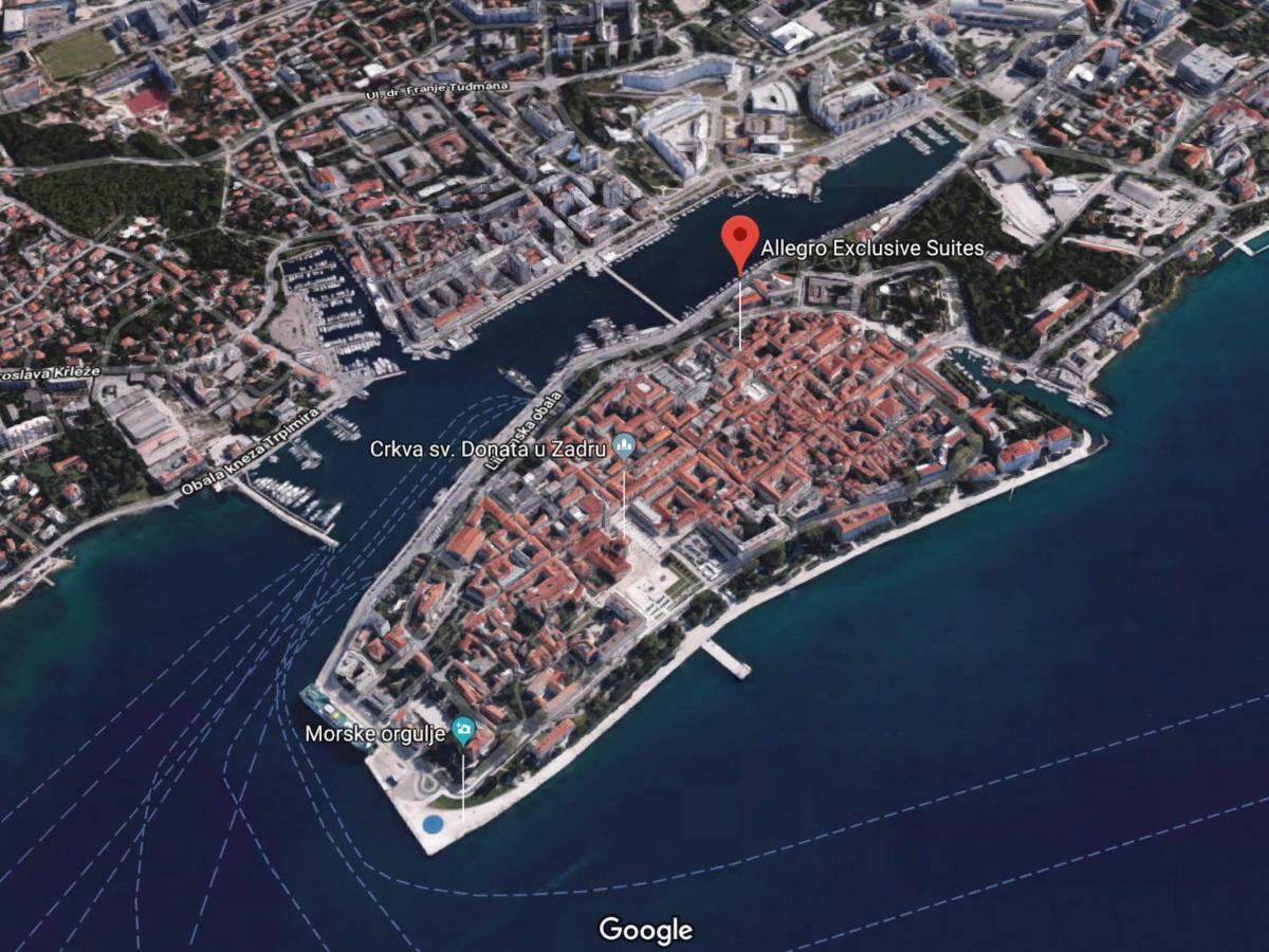 Allegro Exclusive Suites Old Town Center Zadar Exteriér fotografie